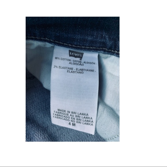 Women’s LEVI’S 515 Bootcut Mid to Dark Wash Jeans - Picture 7 of 10